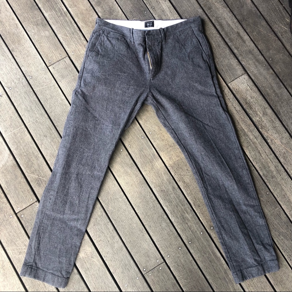 J. Crew Gray Stretch Chinos
